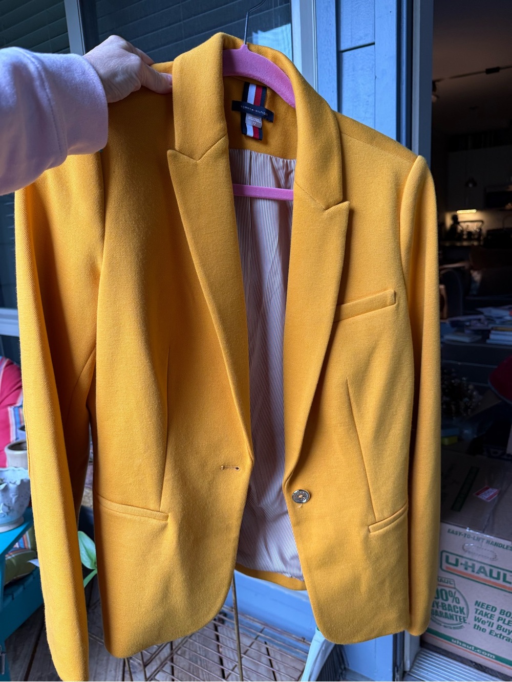 Women’s NWOT Maize Yellow Tailored Blazer - Classic Single-Button Jacket